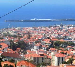 Funchal - Blick aus Seilbahn