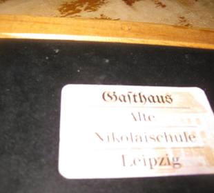Originelle Speisekarte
