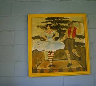 Byrischer Volkstanzbild