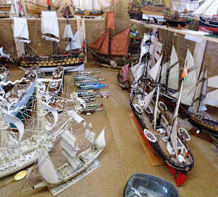 Modell- und Buddelschiffe im Sielhafenmuseum