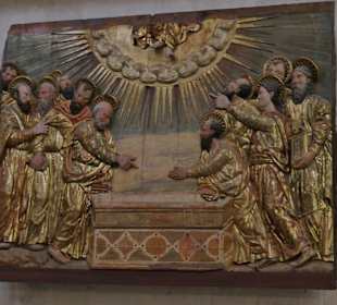 Besichtigung der Església de Santa María de Sineu