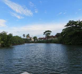 Flussfahrt direkt vor dem Club Hotel Dolphin mit Haralds Boo