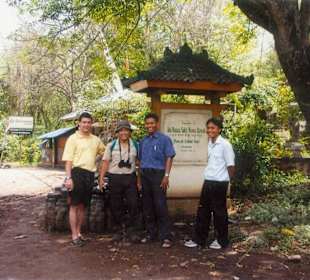 Nach der Wanderung mit Ranger in West Bali N.P.