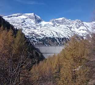 Staumauer Neves bei  Lappach