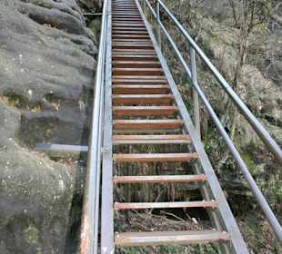 Auf- und Abstieg Nordseite