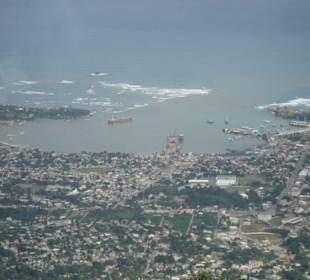 Puerto Plata vom Berg Teleferico aus
