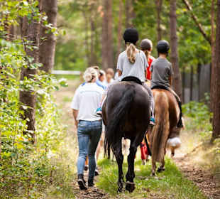 Ponyreiten um den See