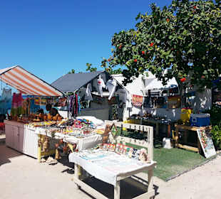 Blick auf die Stände