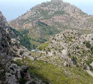 Serpentinenstraße nach Sa Calobra