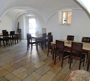 Im Gewölbe des Brauereigasthofes Bräuwerck