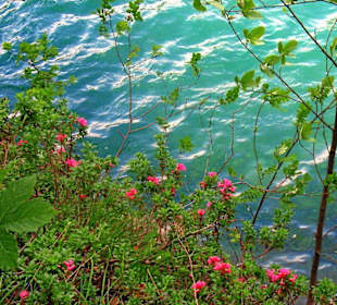 Der Alatsee oberhalb vom Weißensee