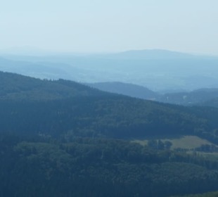 Ausblick vom Aussichtsturm Inselsberg