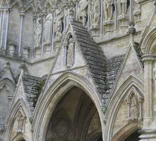 die Außenfassade im Detail