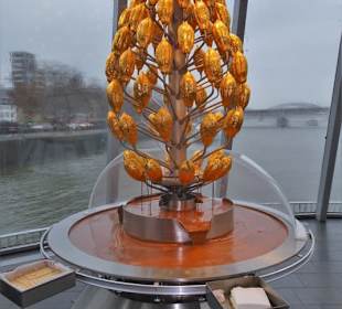 Der Schokoladenbrunnen im Museum