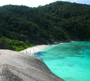 Ausblick vom Felsen aus