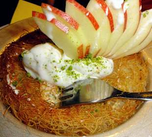 Künefe als Dessert