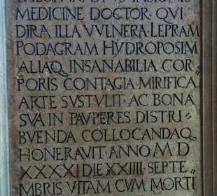 Die Grabtafel von Paracelsus