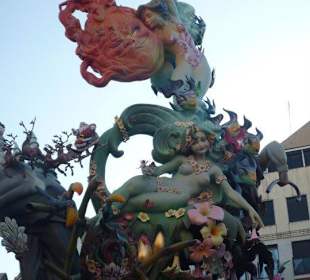 Fin de semana en fallas de valencia