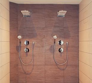 Duschbereich im SALINARIUM