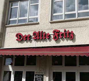 Zur Pause bei der Gaststätte Der Alte Fritz