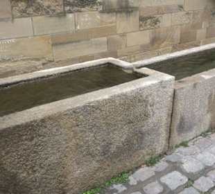 Skulptur Hafner und Wassermädchen 