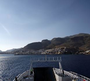 Port Kalymnos - widok z promu