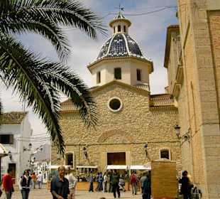 oben in der Altstadt von Altea