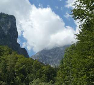 Wandern St. Bartholomä Richtung Eiskapelle