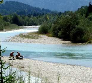Lauschige Plätzchen am Fluß