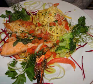Der Edelfischteller im Restaurant Via Sistina