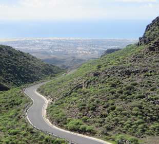 Sicht  bis zur Küste