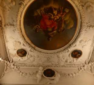Schloss Wilanow: Innenbesichtigung Deckengemälde