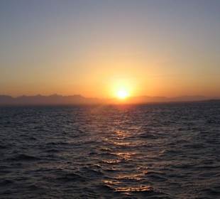 Sonnenuntergang in Ägypten