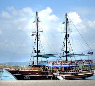 Das schöne Segelboot