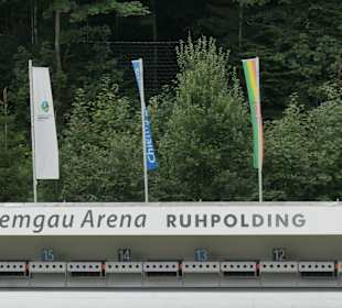 Besuch im Biathlon-Stadion von Ruhpolding