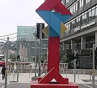Metallskulptur Stadtzeichen Stuttgart