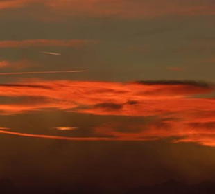 Abendrot in Langtaufers
