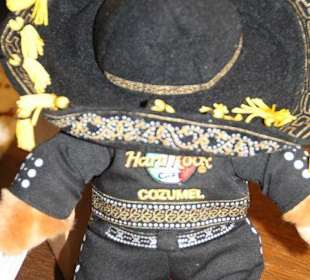 Mariachi Bear Hard Rock Cafe Cozumel