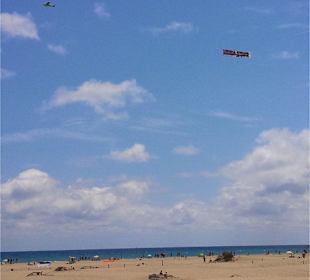Dünen Fluglärm statt Erholung