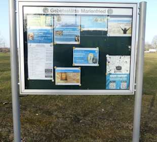 Marienfried Hinweistafel