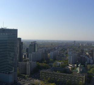 Widok z Pałacu Kultury