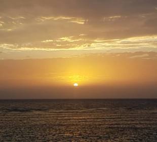 Sonnenuntergang auf dem Meer