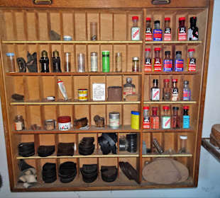 Die Schusterwerkstatt im Dörpmuseum Münkeboe