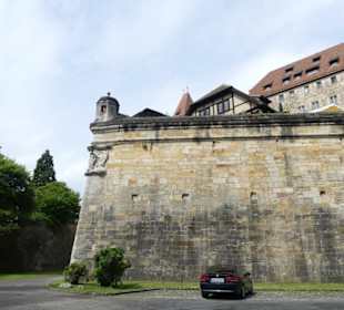 Ober Parkplatz mit Ausweis