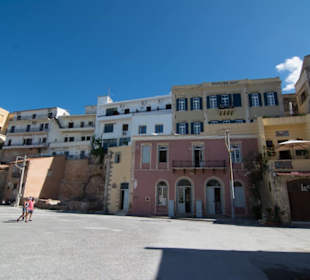 Alte Häuser am Hafen