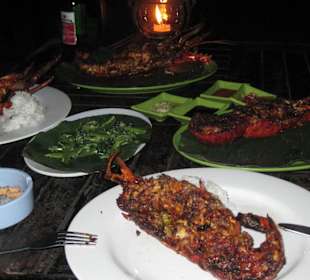 Dank Freddy beim Dinner in Jimbarran