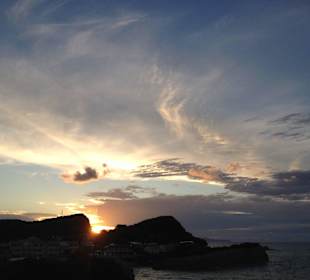 Zachod slonca z kanalu milosci