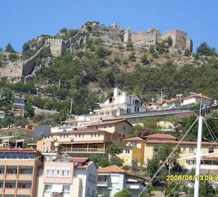 Festungsanlage auf dem Berg von Alanya