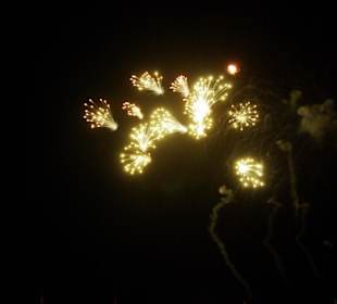 Das Abschlussfeuerwerk im Bild