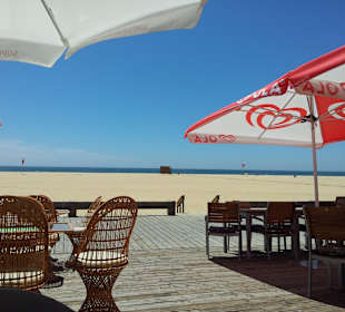 Restaurant O Farol, Blick auf den Strand